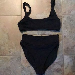 BUDDY LOVE HIGH WAISTED BLACK BIKINI- small